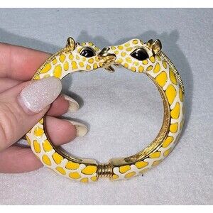 Kenneth Jay Lane Giraffe Bangle Bracelet